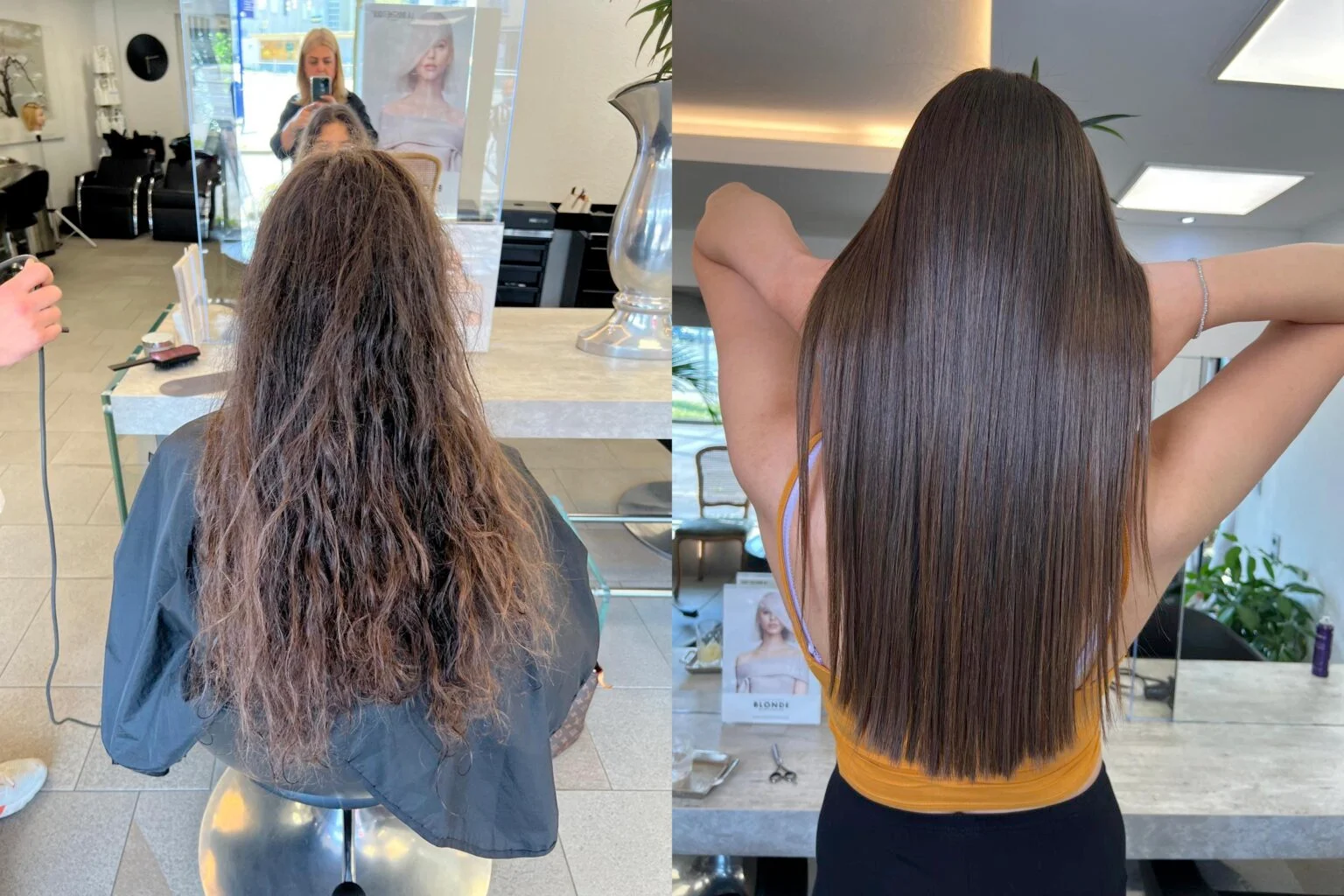Haarglättung Essen bei Hair Chic & Beauty ist das kein Problem!